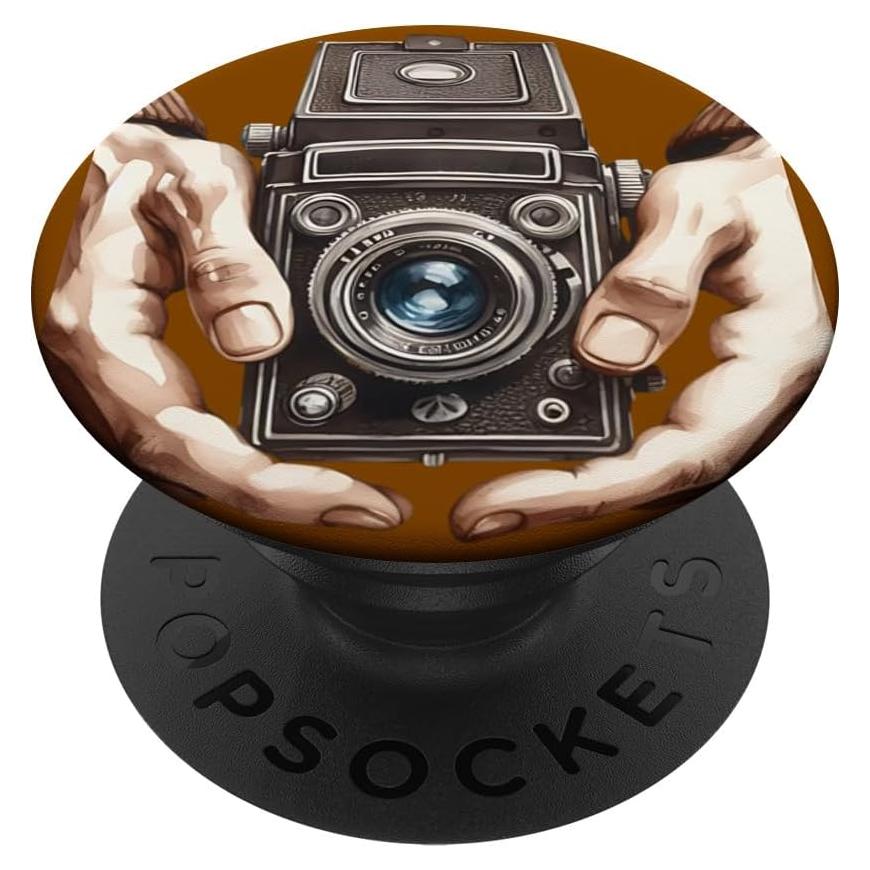 PopSockets Adhesivo PopGrip Vintage Cámara Fotografía