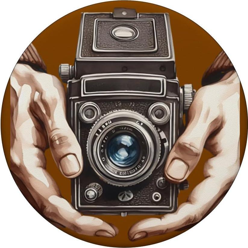 PopSockets Adhesivo PopGrip Vintage Cámara Fotografía