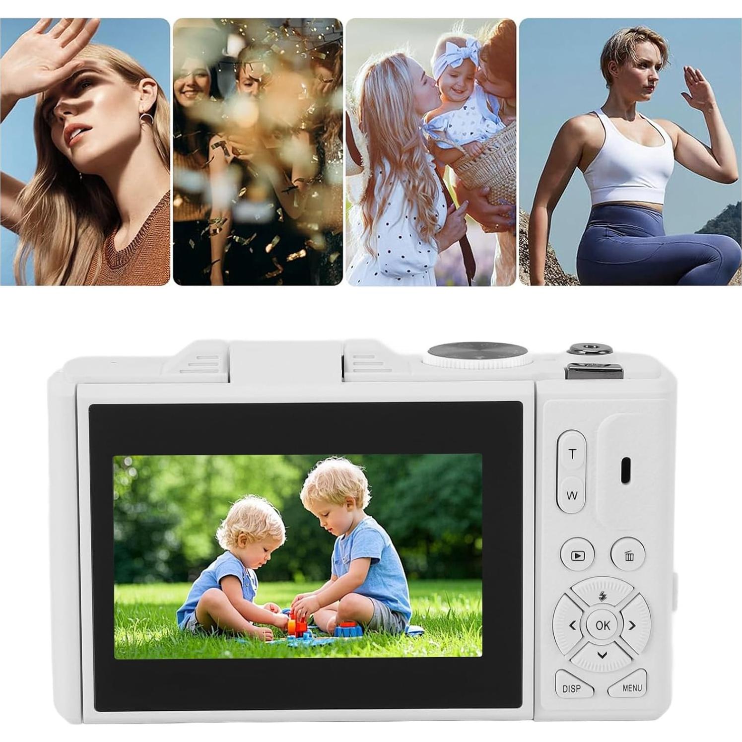 Cámara Digital 5K 75MP Yunseity con Zoom 18X y Pantalla 3"