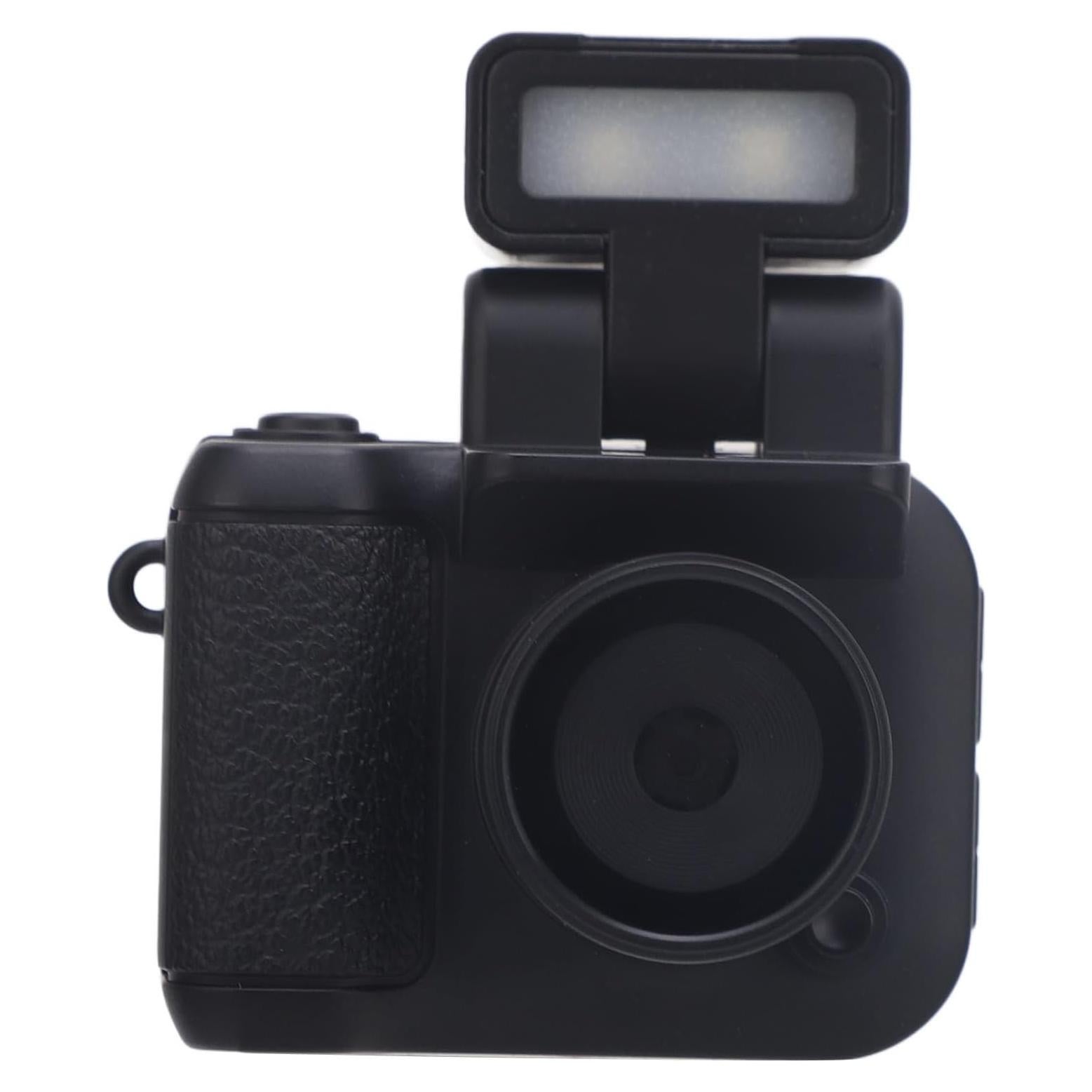 1080P Digital Camera, Compact Small Vintage Camera with 480mAh External Battery, Flashlight, Vlogging Camera for Beginner