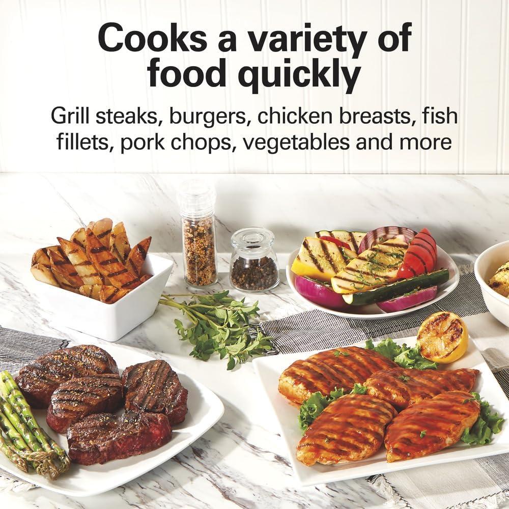 Parrilla Eléctrica Interior Hamilton Beach 6 Porciones 1200W