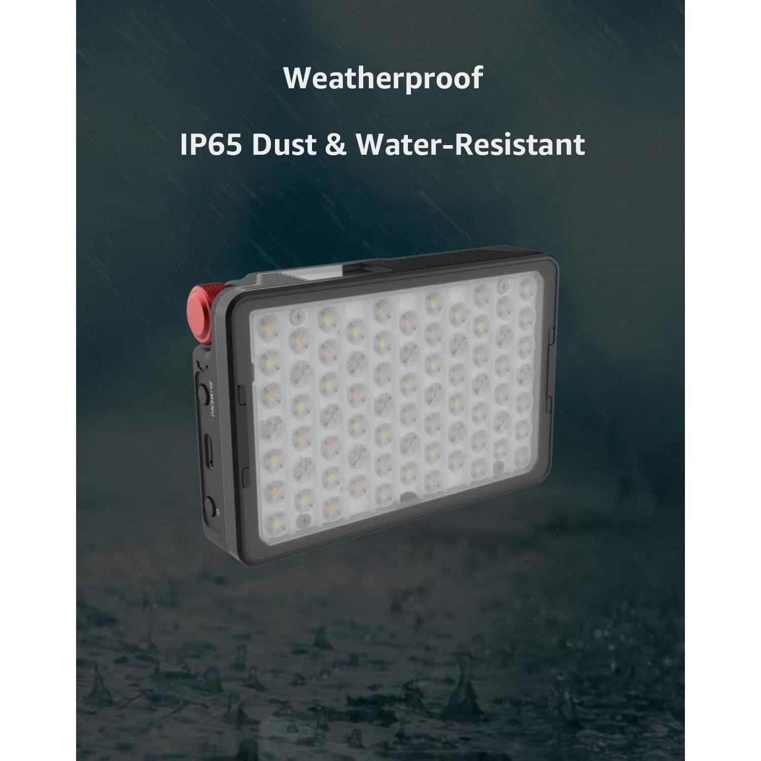 Luces LED RGBWW Aputure MC Pro, Panel Mini 5W, IP65