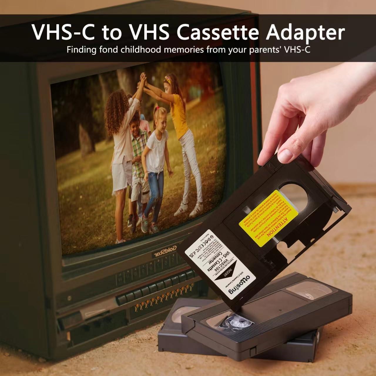 Adaptador SVHS VHSC a VHS Ottosing - Reproducción y Grabación