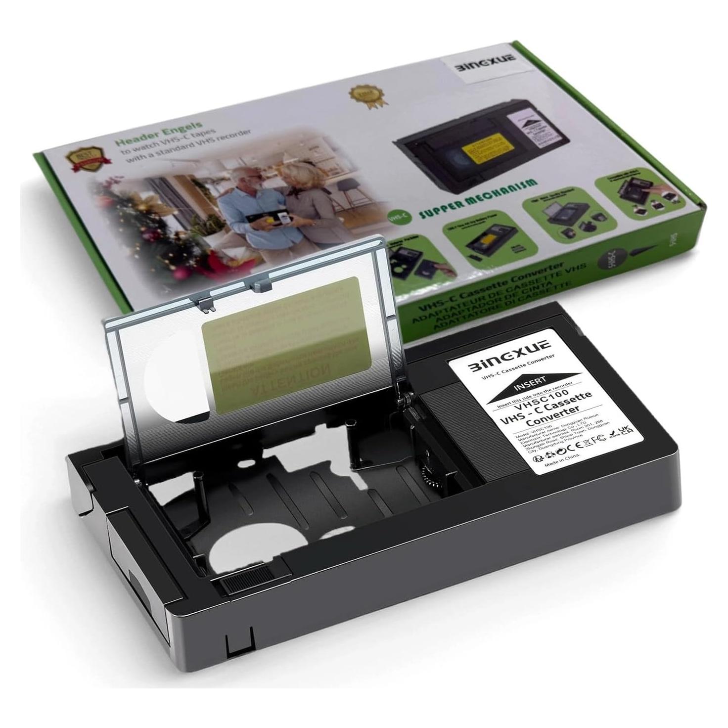 Adaptador VHS-C a VHS Ruihua 2025, conversor 12mm fácil uso