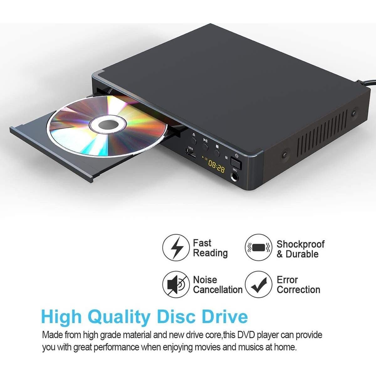 Reproductor de DVD HD ESENDA LP-099 Multi Región HDMI USB