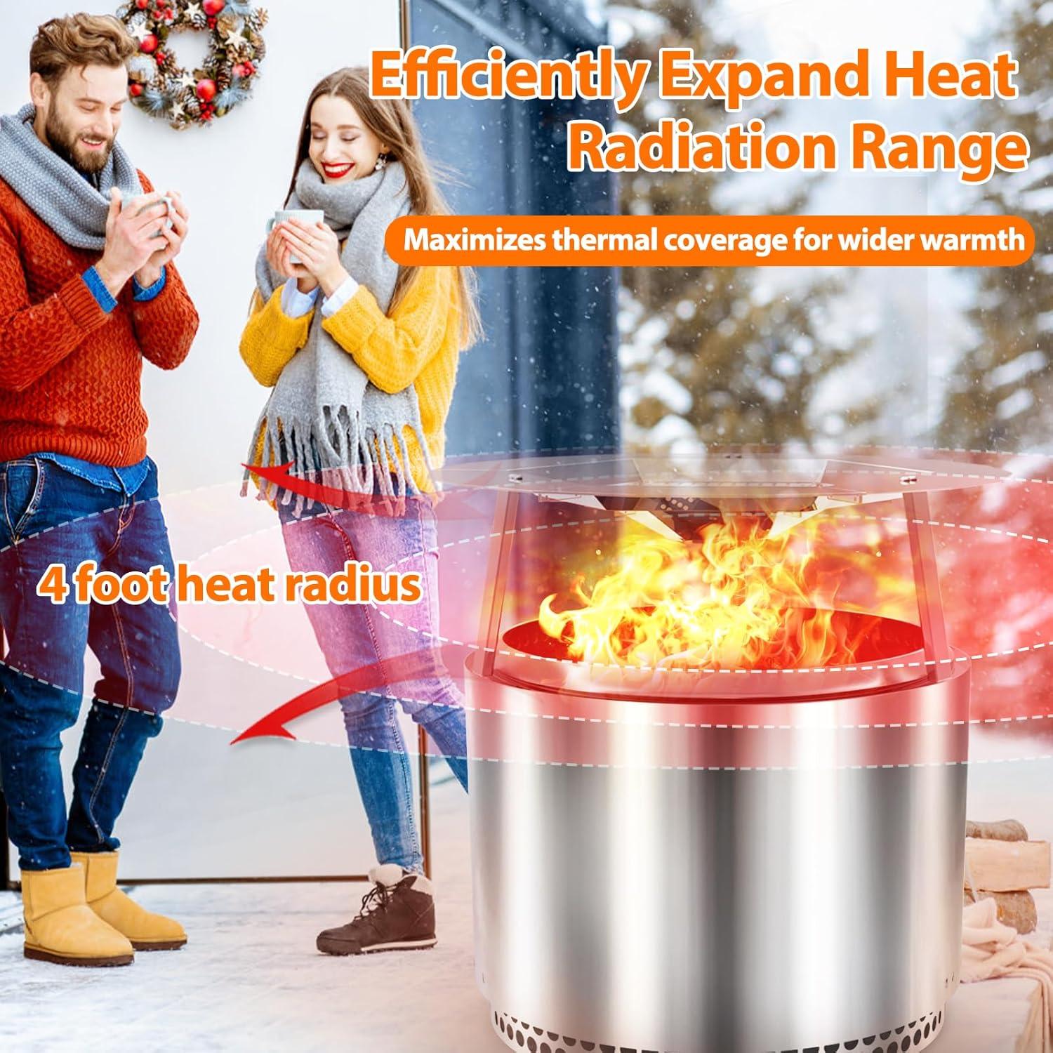 Deflector de Calor Uniflasy para Solo Stove Yukon 1.0 y 2.0