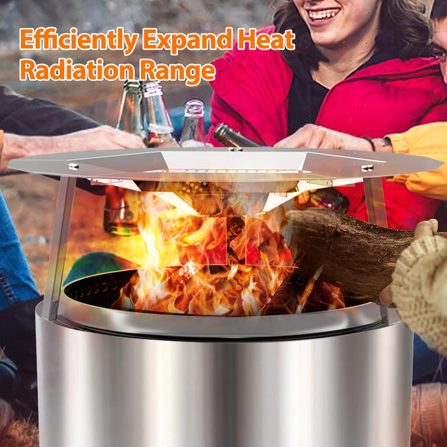 Deflector de Calor Uniflasy para Solo Stove Yukon 1.0 y 2.0