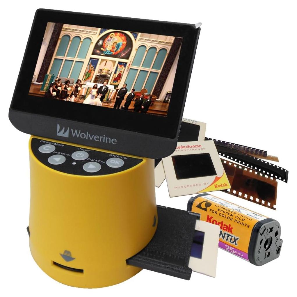 Wolverine Titan 8-en-1 Conversor de Película a Digital 20MP