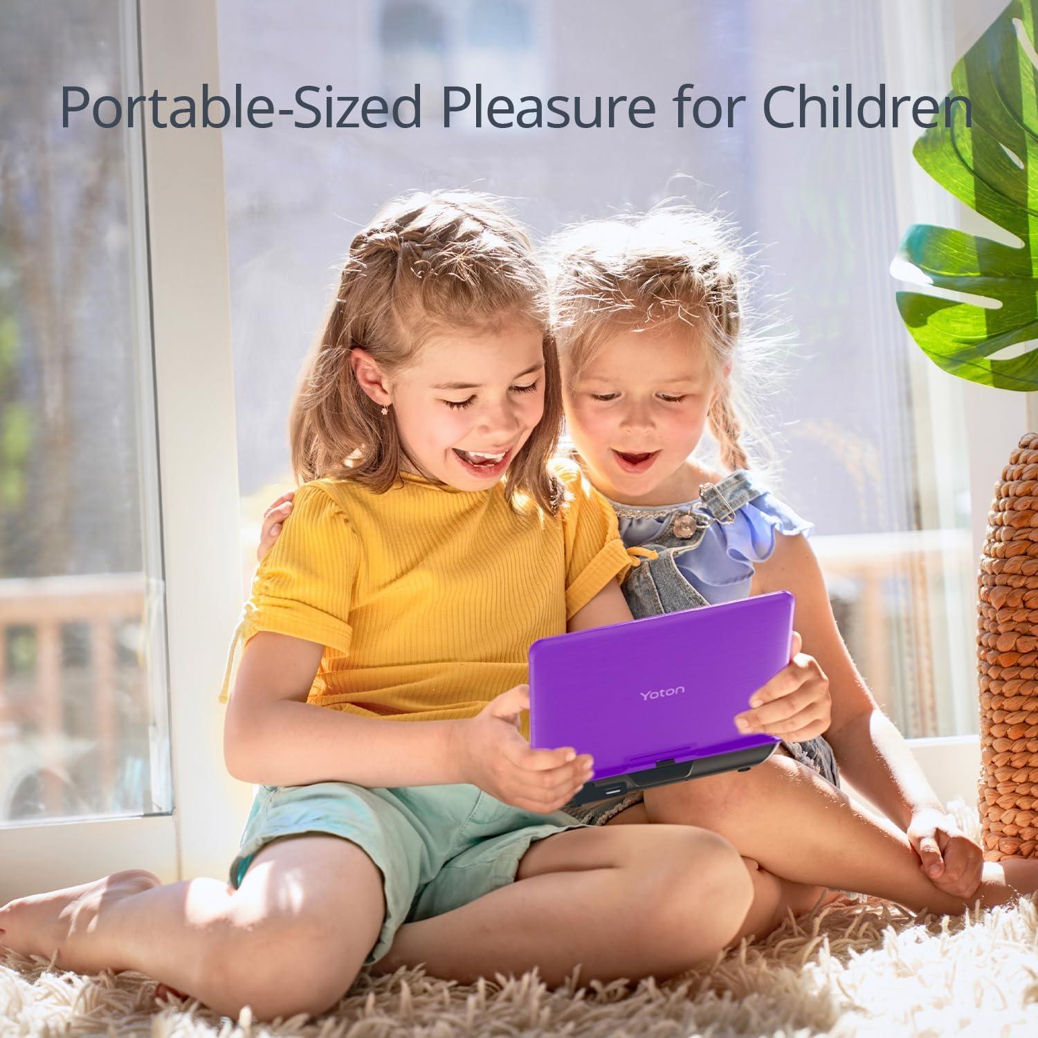 Reproductor de DVD Portátil YOTON YD075 Púrpura 7.5" HD