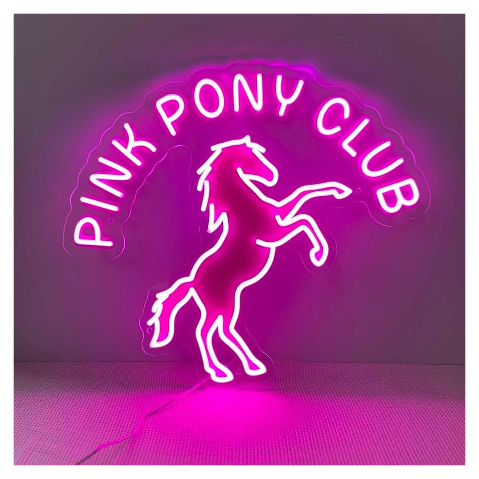 Luz de Neón LED Rosa DUOLIYBC 40.6x35.6 cm Decorativa