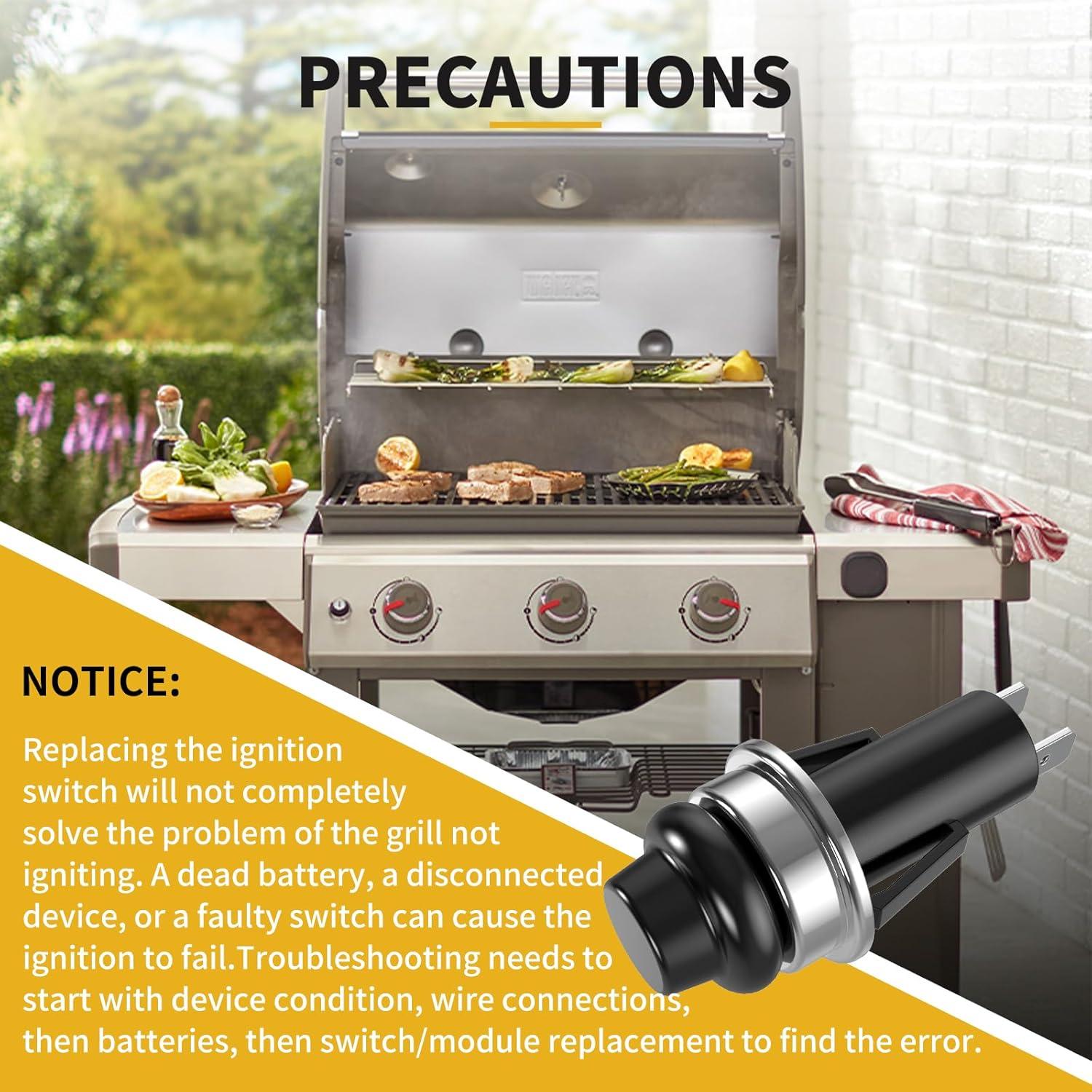 Interruptor de Encendido GS4 para Parrillas Weber #7642 7643