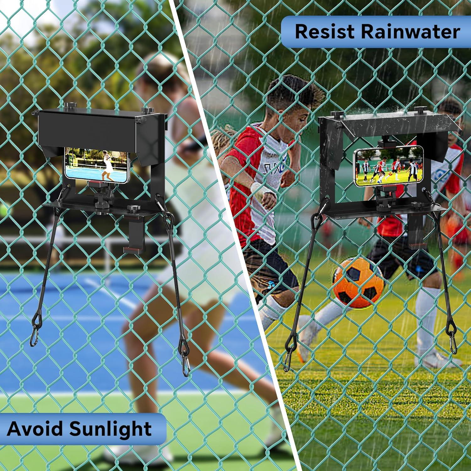 Soporte de Cerca para Teléfono Racokky con Sombra y Banco de Energía