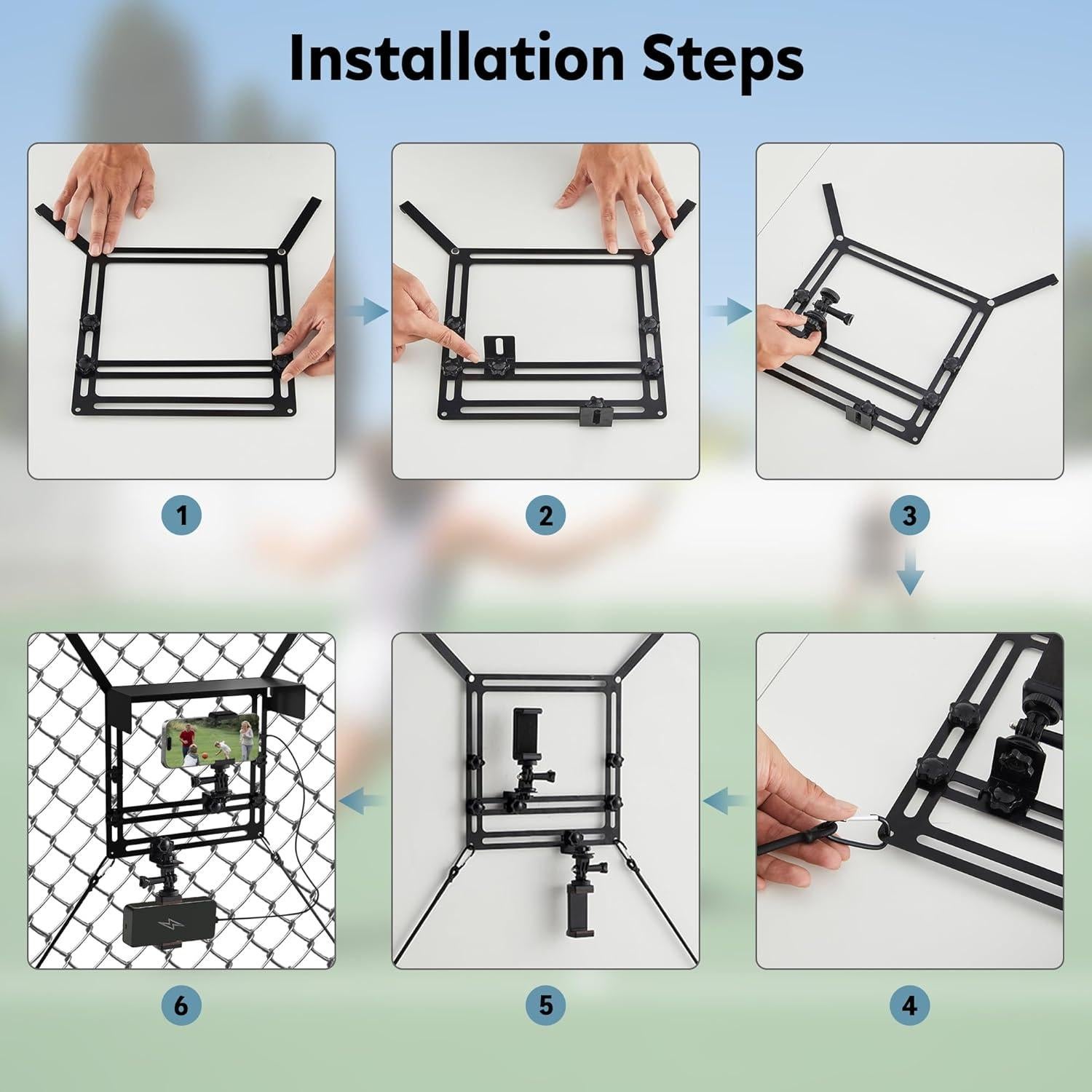 Soporte para Teléfono Móvil PEYAKO C01 con Sombrilla y Montaje