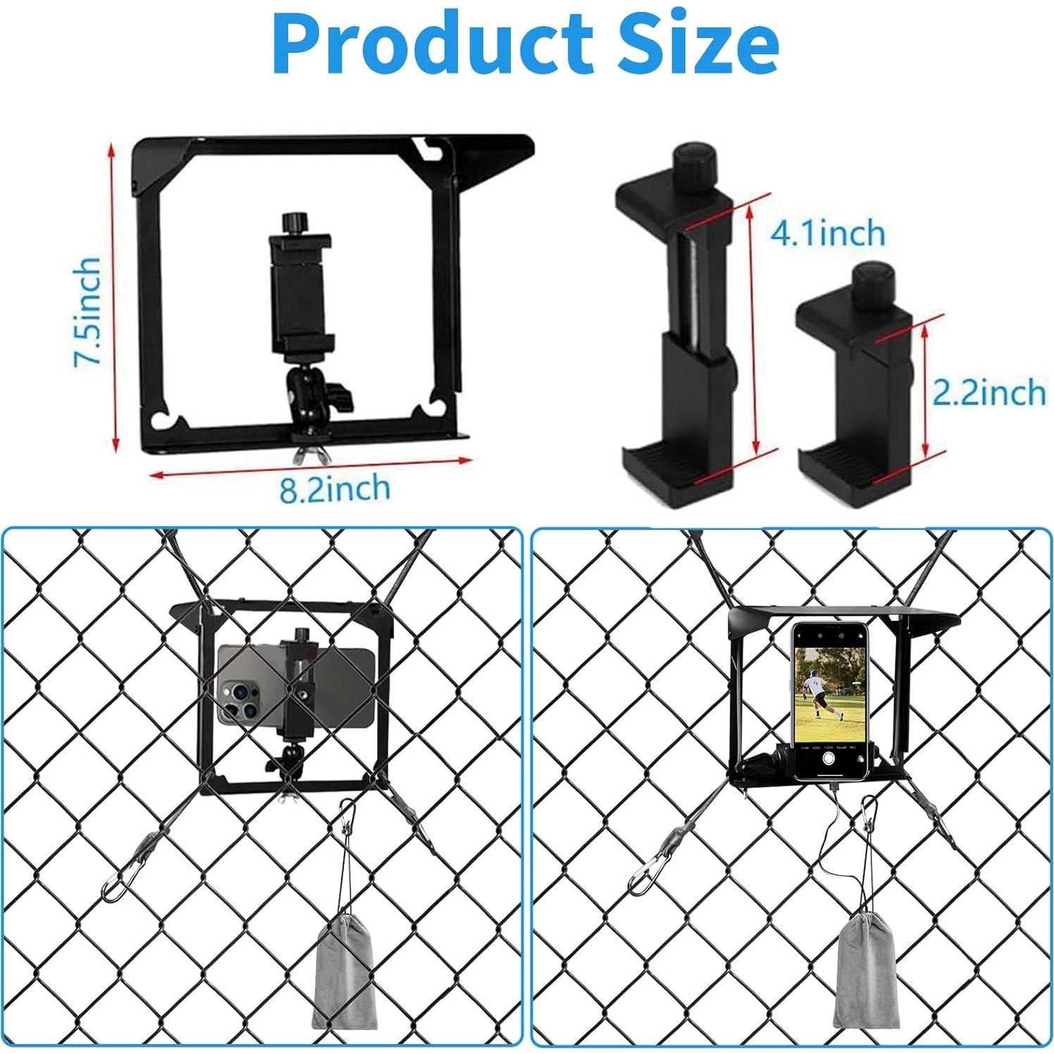 Soporte de Cerca para Teléfono Upriver con Sombrilla Ajustable