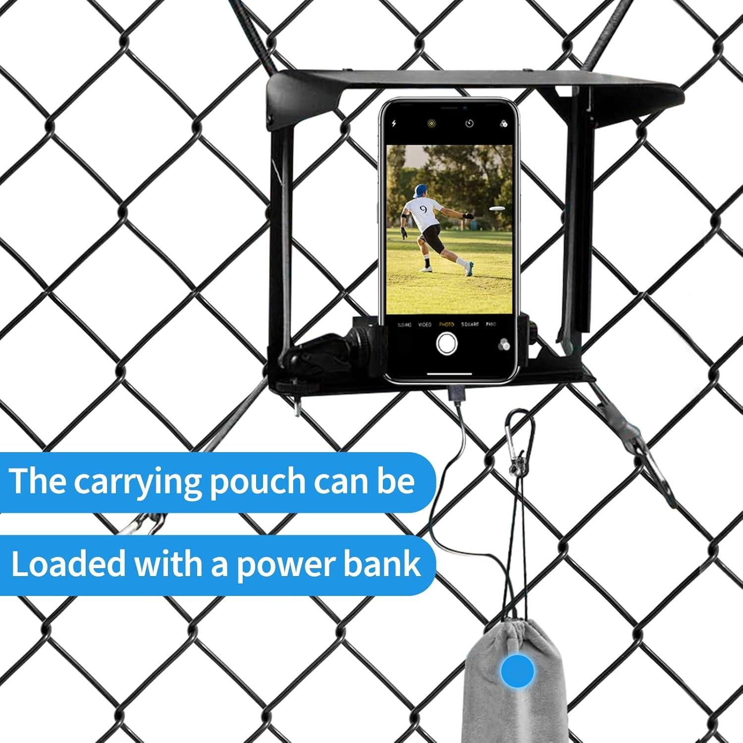 Soporte de Cerca para Teléfono Upriver con Sombrilla Ajustable