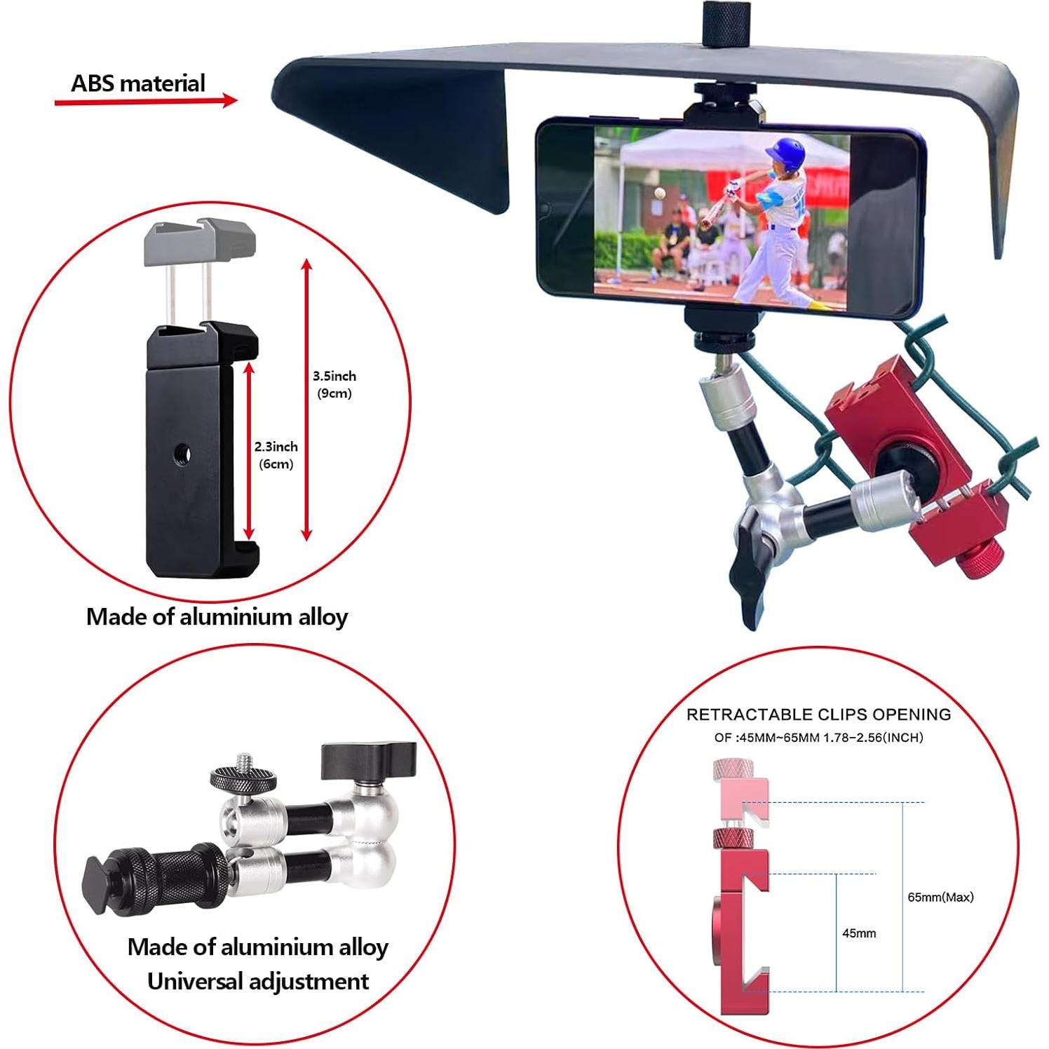 Soporte de Montaje para Teléfono UISKOOPW con Sombrilla 0.5kg