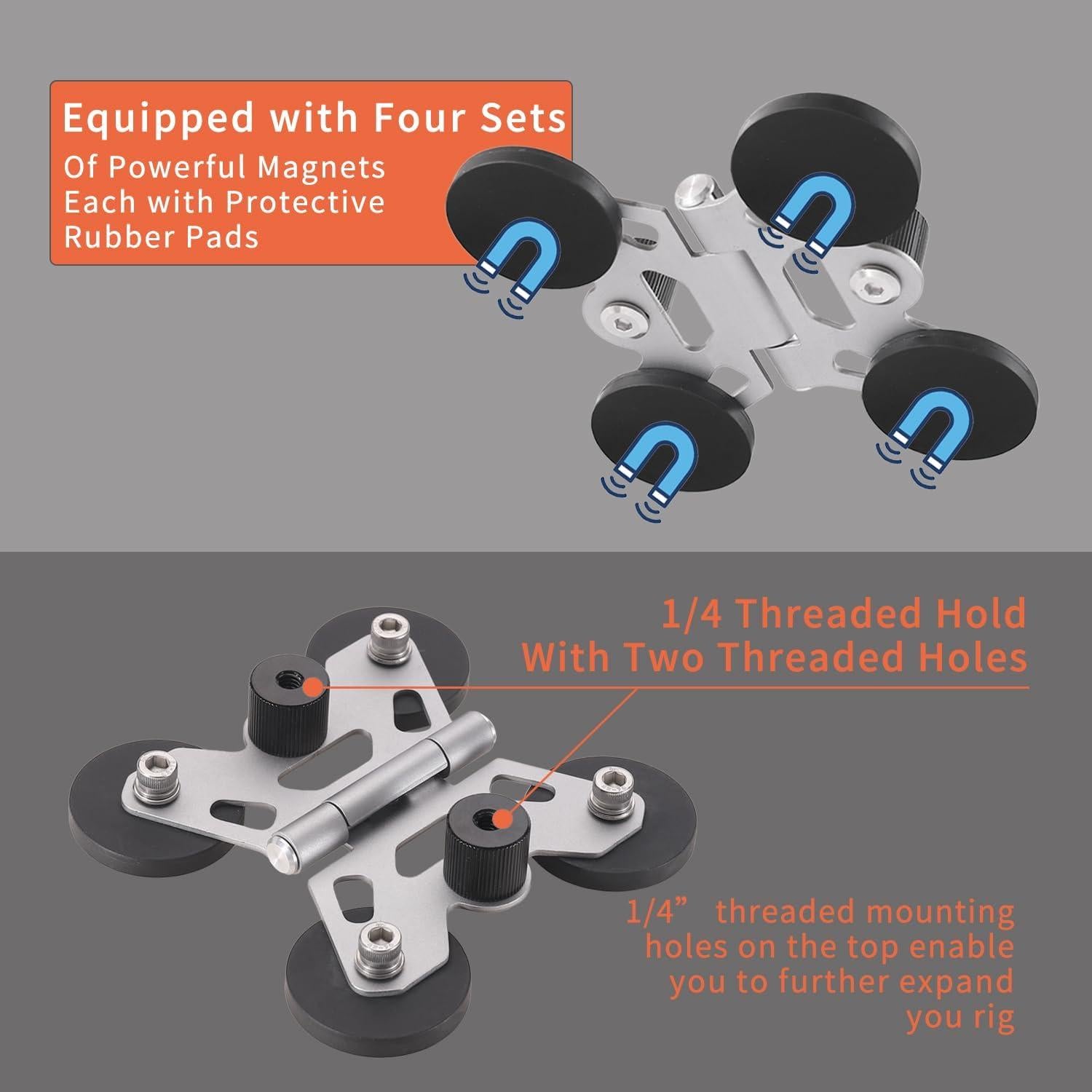 Soporte Magnético para Cámara en Valla Dianves con Brazo Ajustable