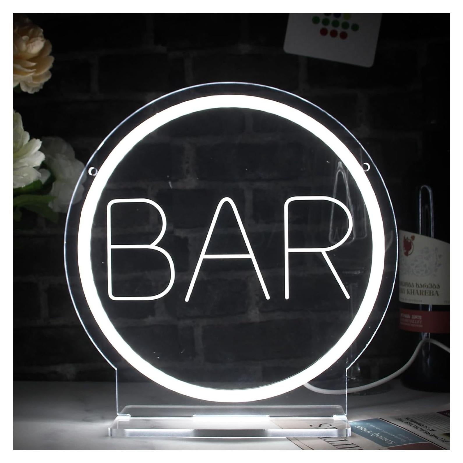 Cartel de Neón LED para Bar LeDigPig 32.5 cm Ajustable