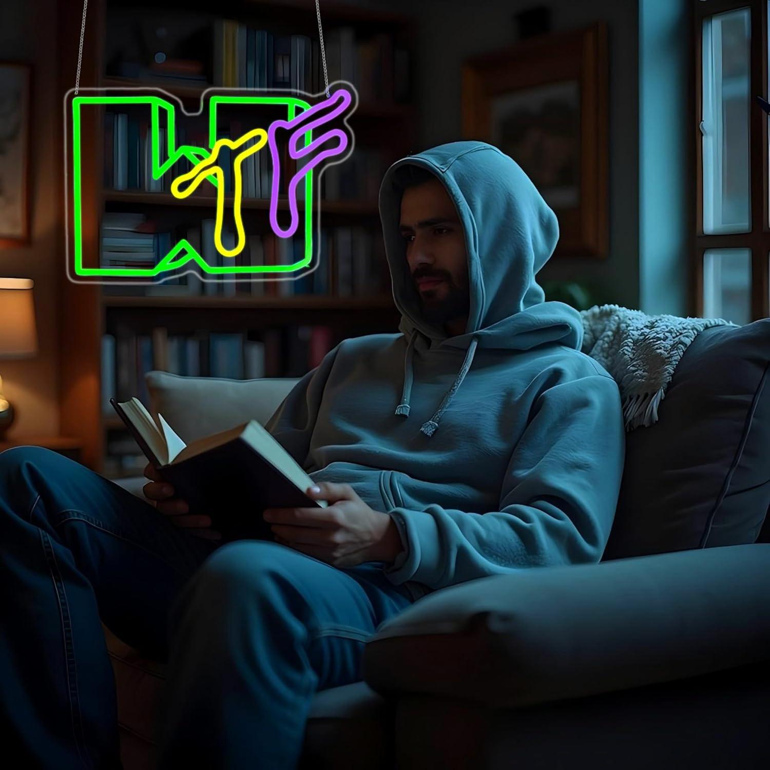 Letrero de Neón LED HSJNJKFU para Decoración de Pared