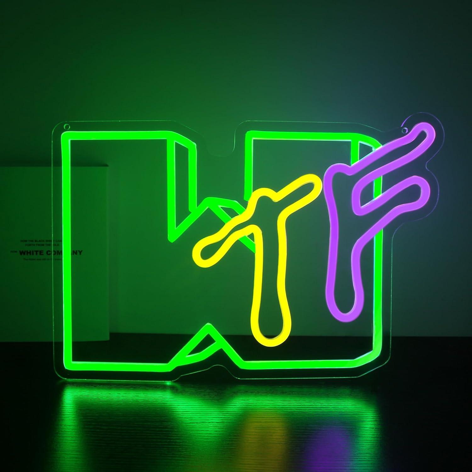 Letrero de Neón LED HSJNJKFU para Decoración de Pared