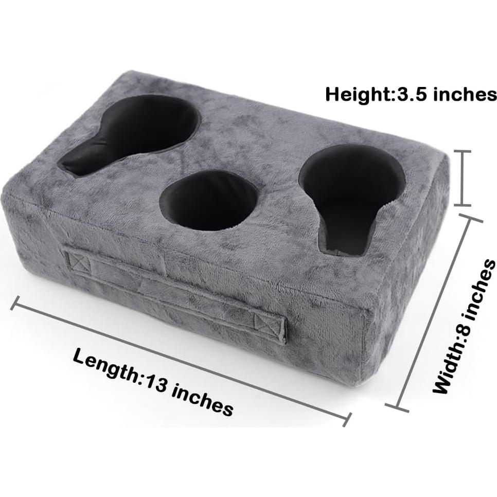 Soporte para Tazas Weryerker Gris con 3 Compartimentos