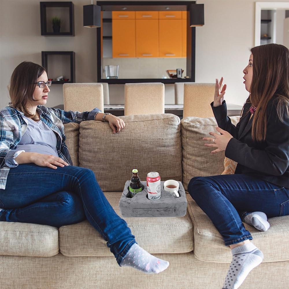 Soporte para Tazas Weryerker Gris con 3 Compartimentos