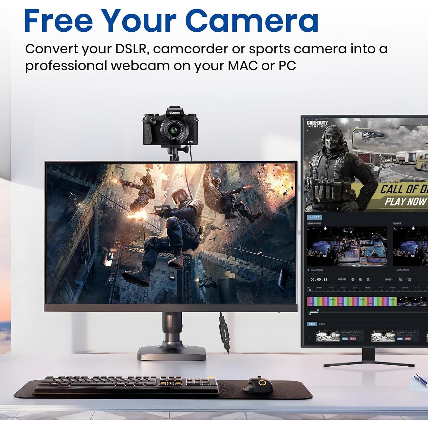 Tarjeta de Captura VIXLW Cam Link 4K HDMI a USB 3.0