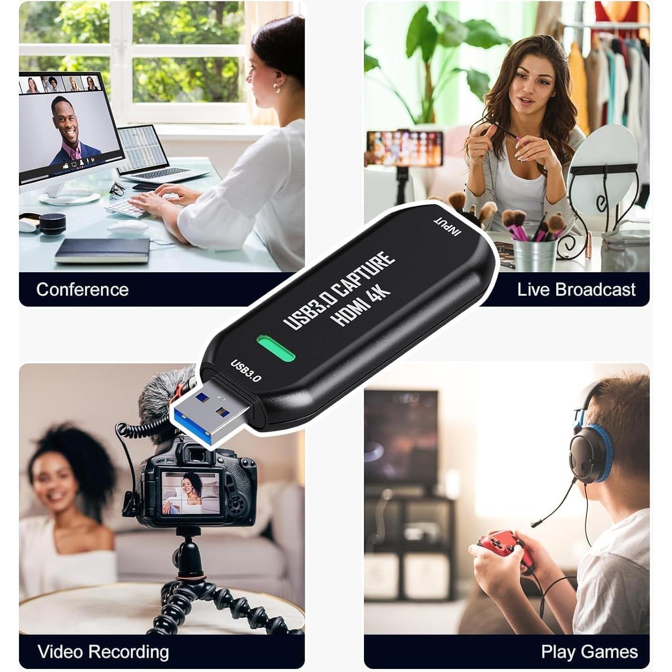 Tarjeta de Captura VIXLW Cam Link 4K HDMI a USB 3.0