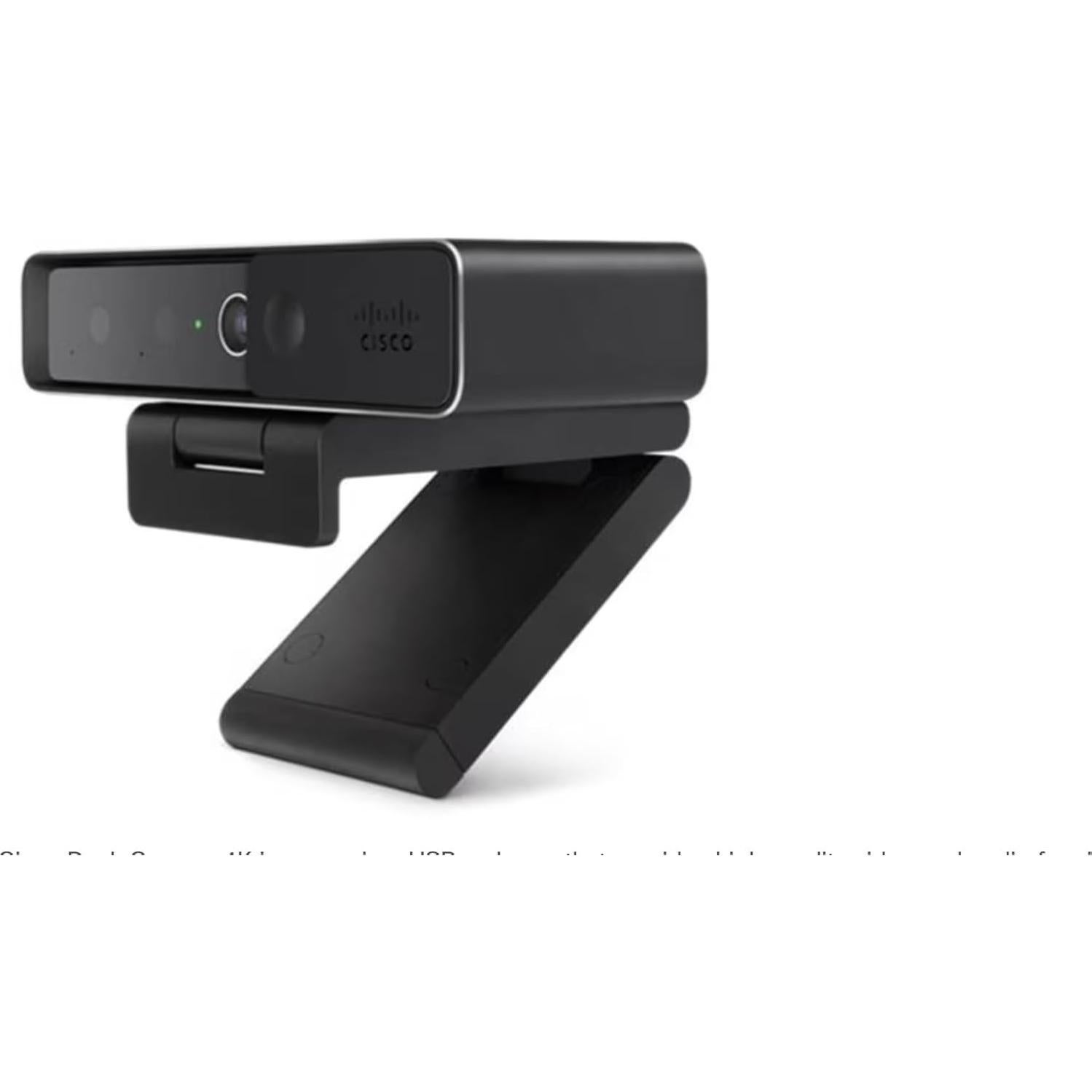 Cámara de Escritorio Cisco 4K Platino USB con Micrófono Dual