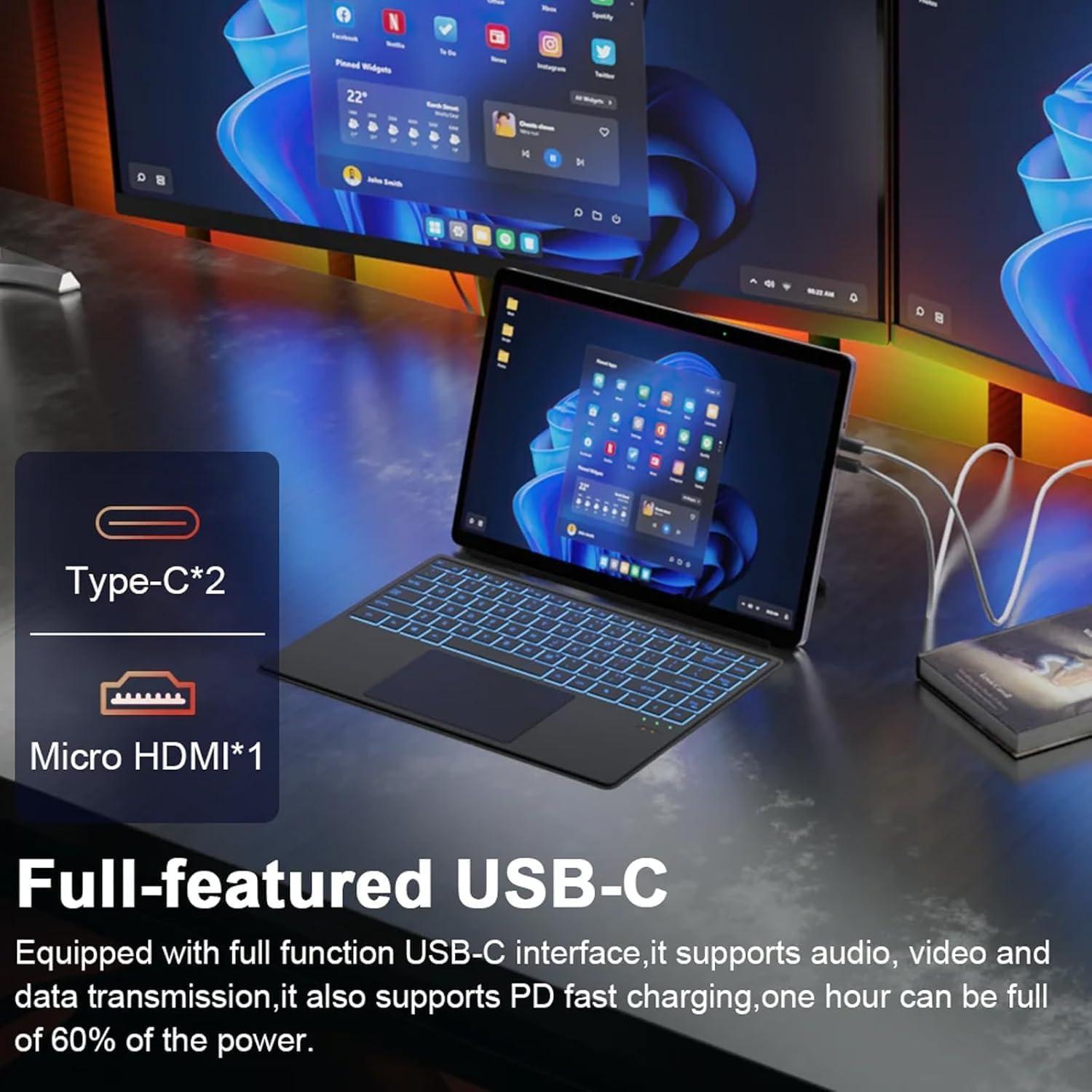 Tableta 2 en 1 HYPERSTRIX AerPad 14" Touch, 16GB RAM, 512GB SSD