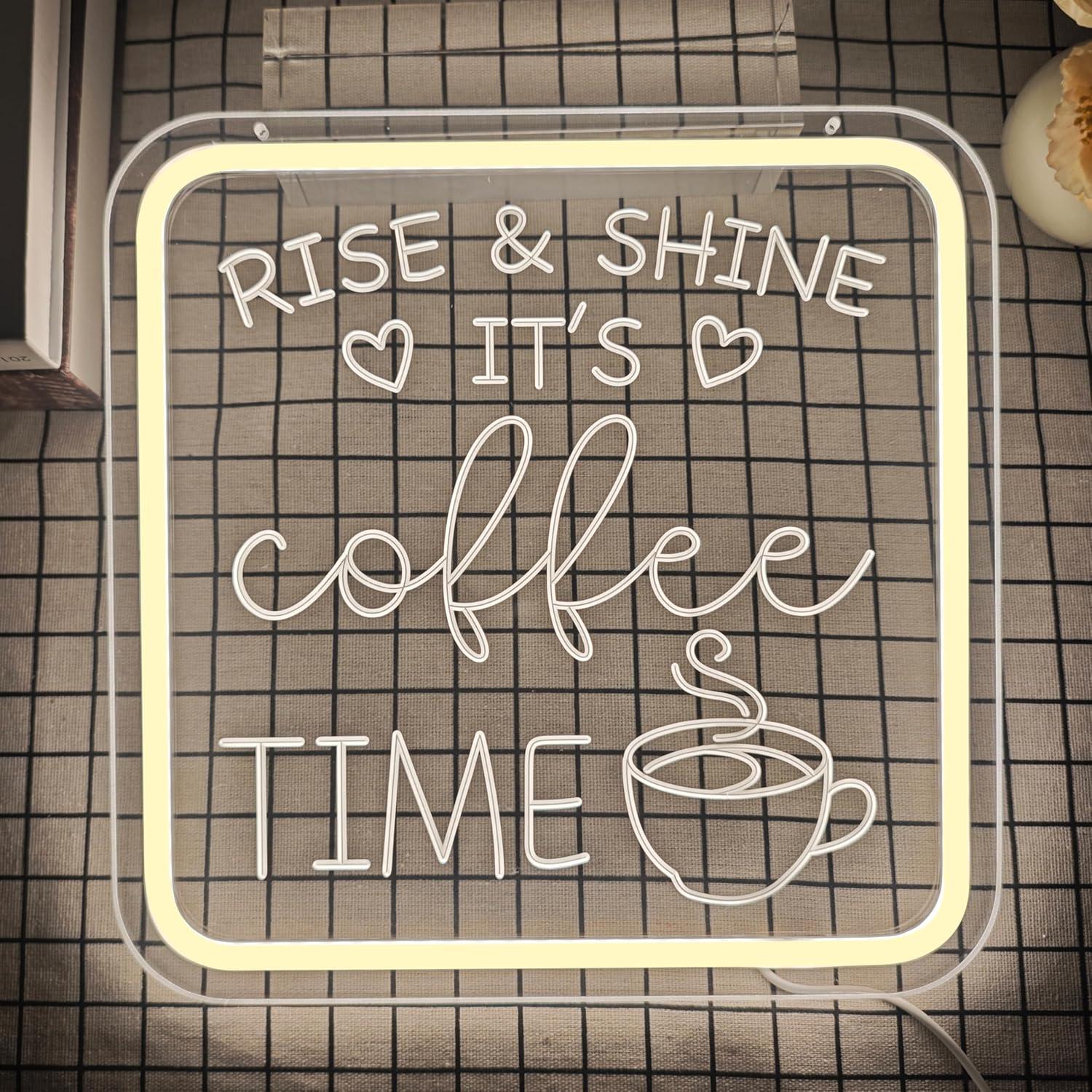 Luz de Neón Regulable de Café Zikdhf para Decoración