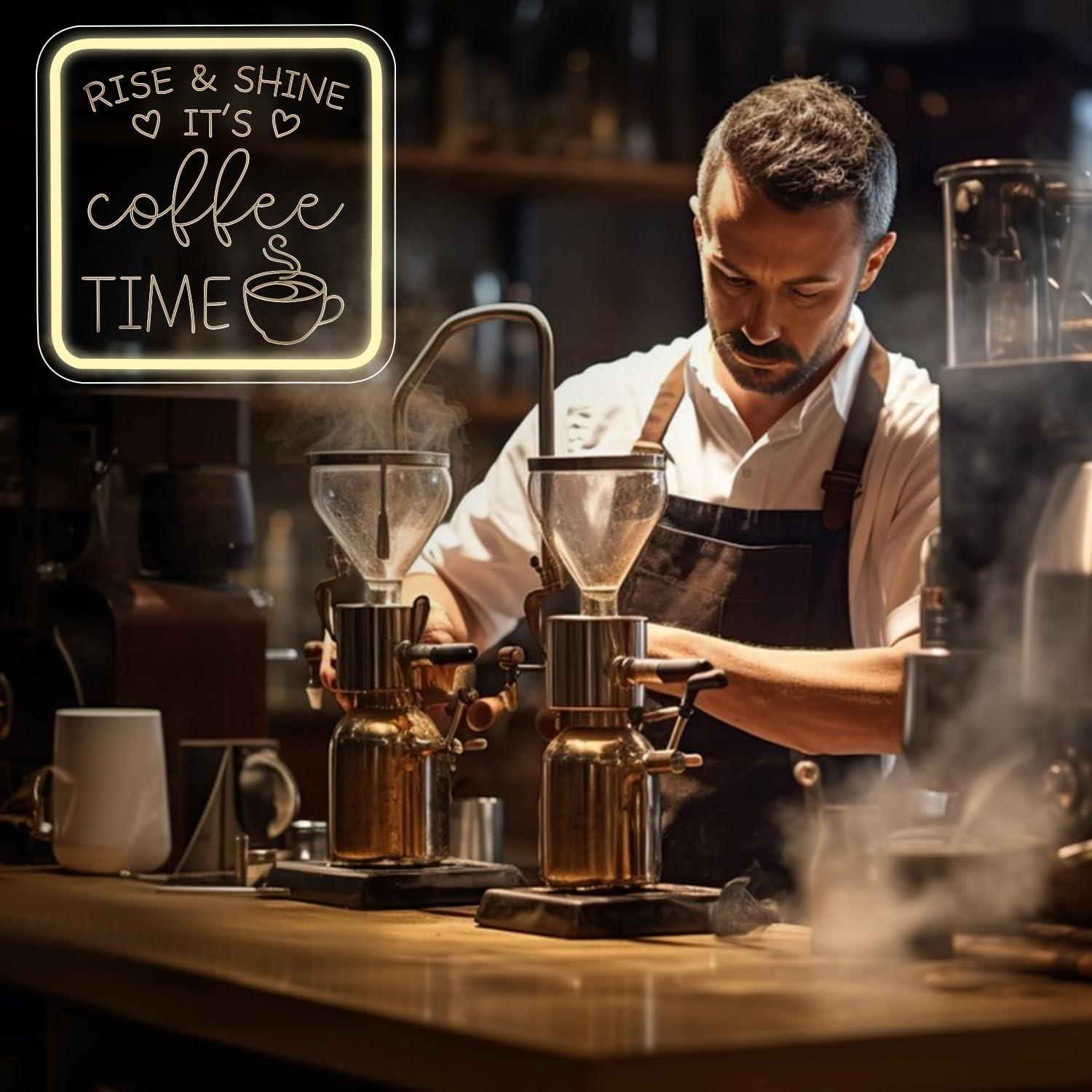 Luz de Neón Regulable de Café Zikdhf para Decoración