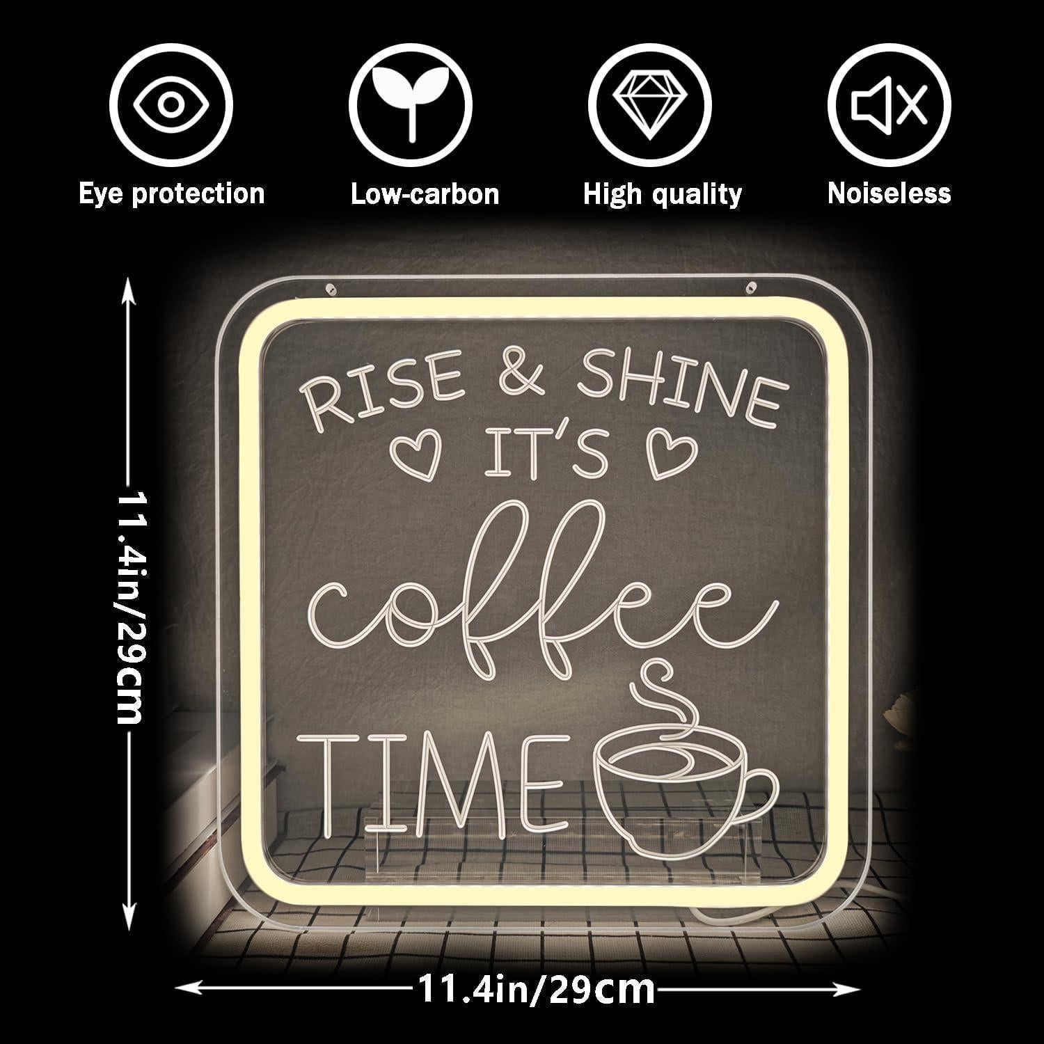 Luz de Neón Regulable de Café Zikdhf para Decoración