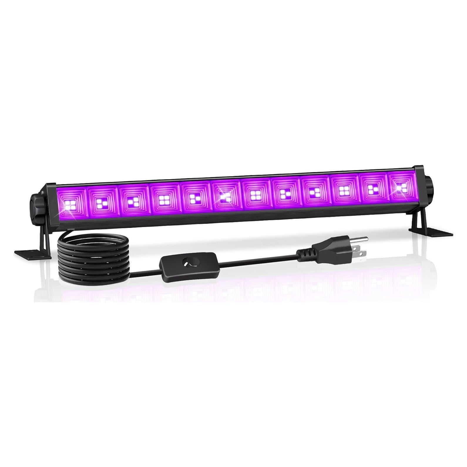 Barra de luz negra LED 40W YIAYETOG con cable 1.83m