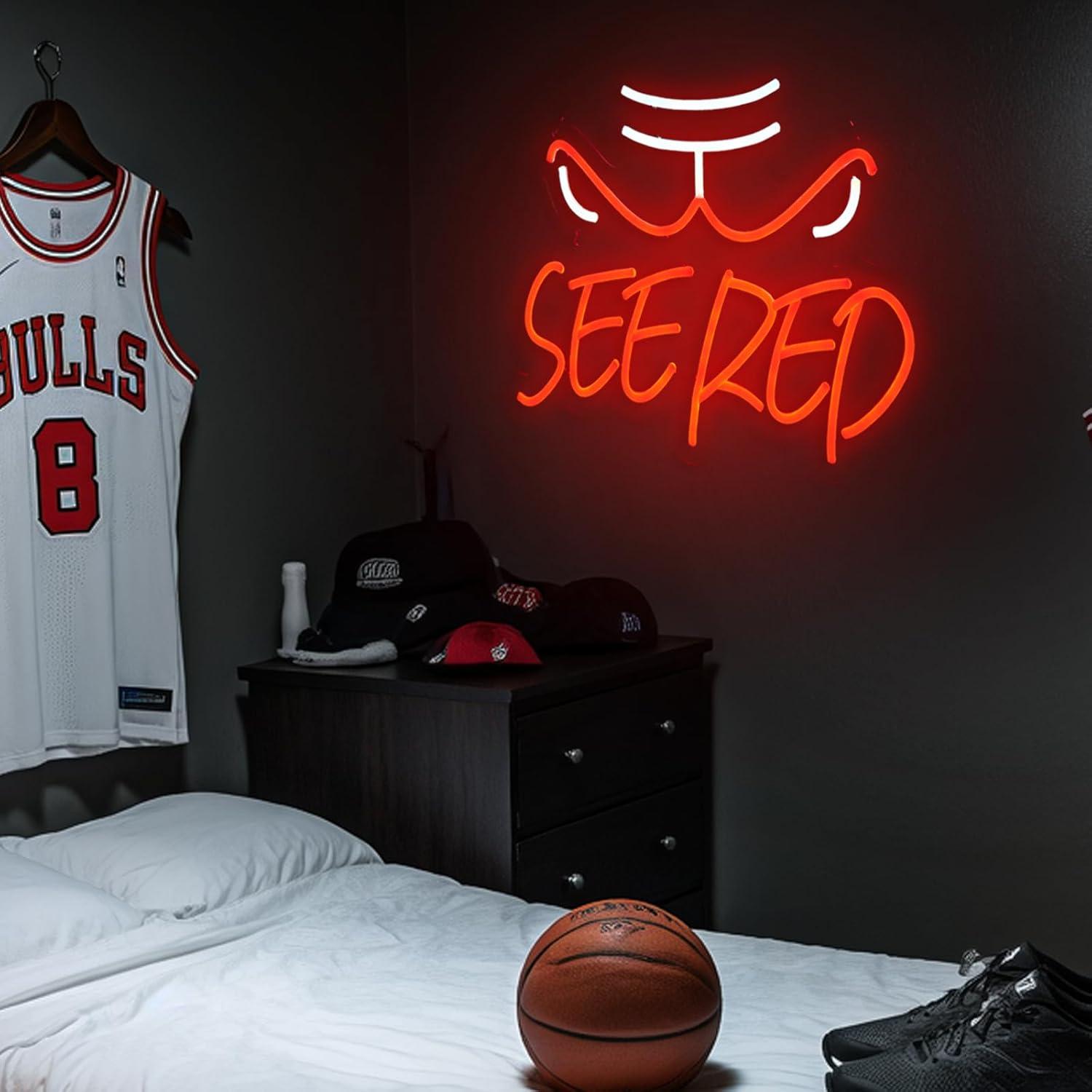 Señal de Neón LED Jimeva Bulls 42x32cm Decoración Bar