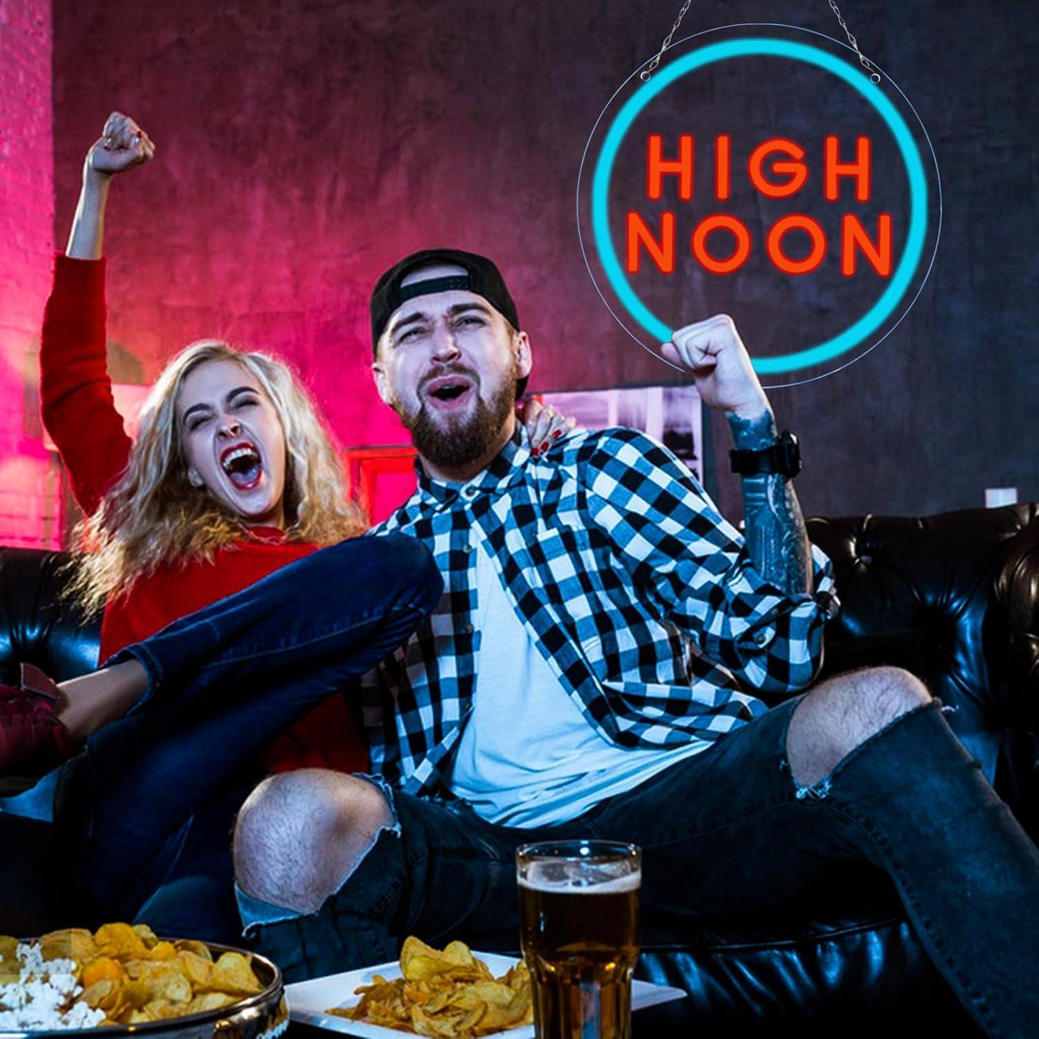 Luz de Neón Rosa WonderfulLife 40.6x30.5 cm USB para Bar