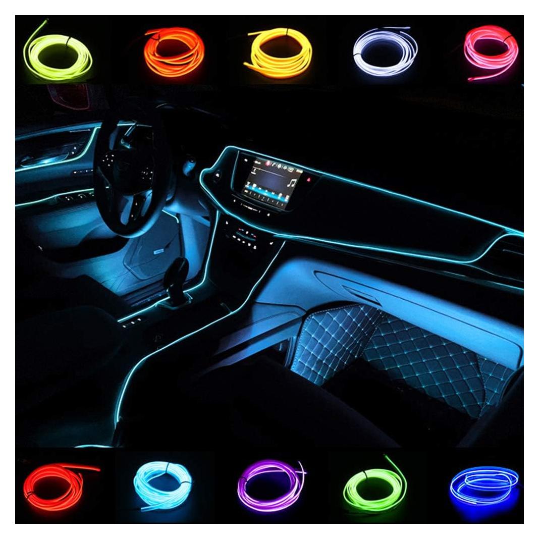 Cinta LED Neon Flexible ABALDI 5m Azul Hielo Impermeable