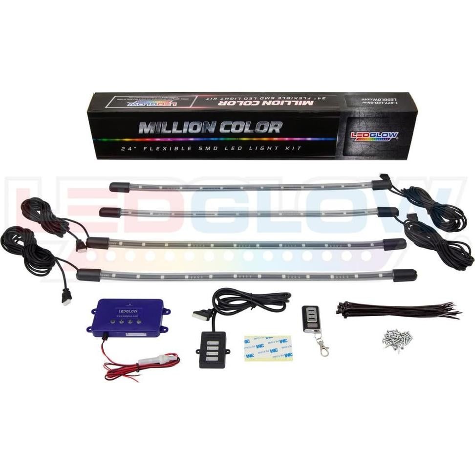 Kit de Iluminación LEDGlow Neón Multicolor para Carritos de Golf