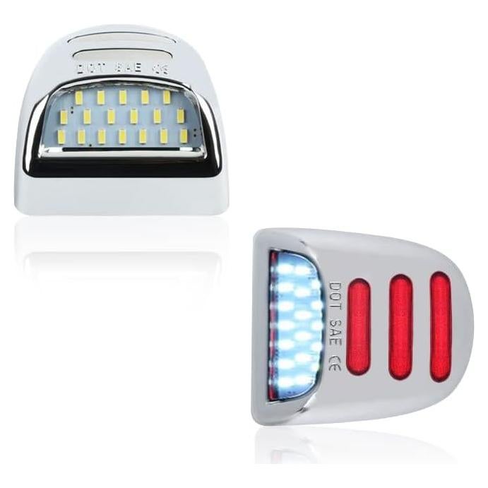 Luz de Placa de Licencia LED Mejorvista Rojo 6000K para Chevy