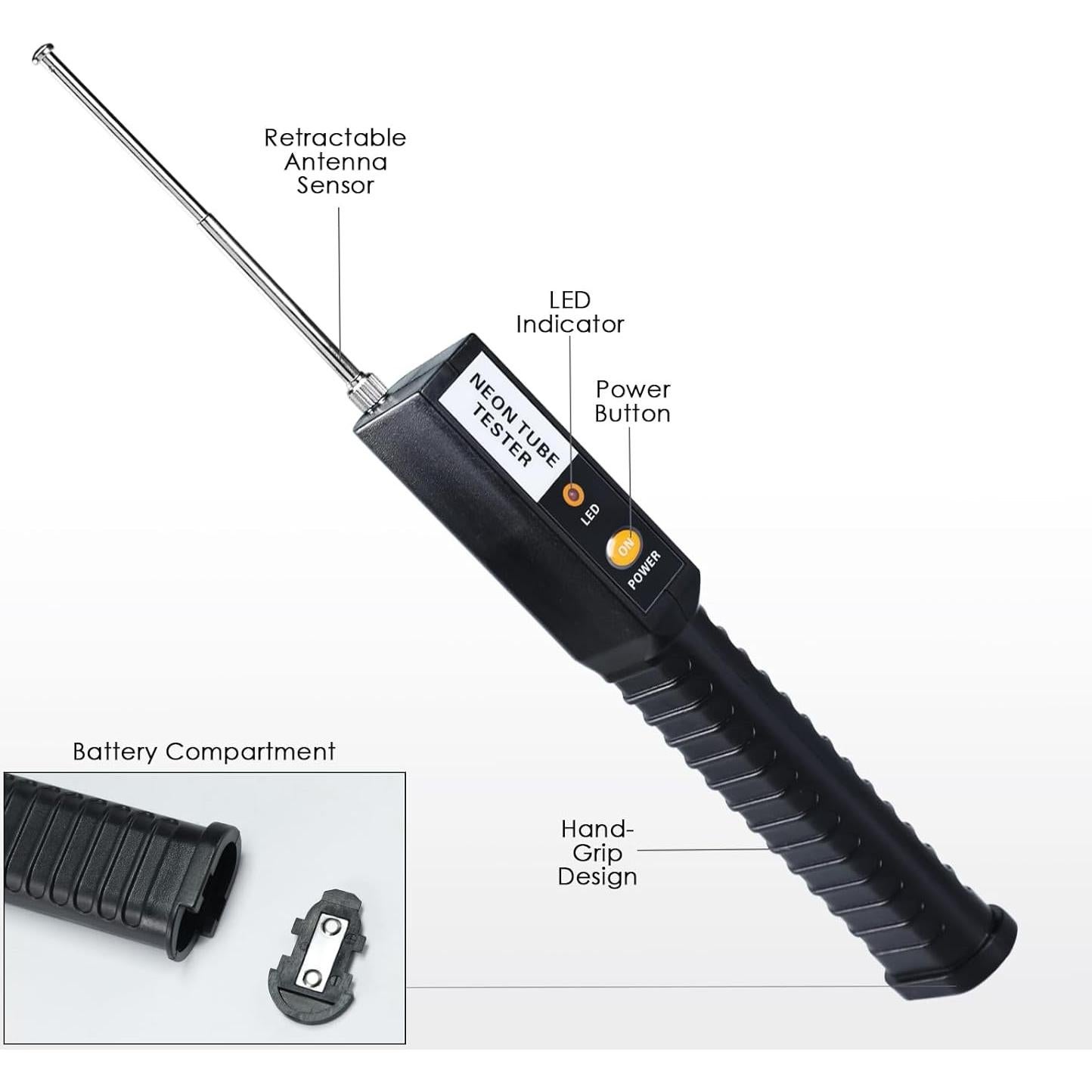 Probador de Neón Portátil JuviPerpric para Tubos Fluorescentes
