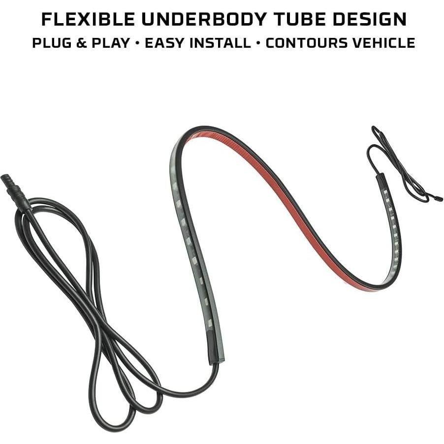 Kit de Iluminación LED Glow 4pc Rosa Slimline para Coche - 234 LEDs