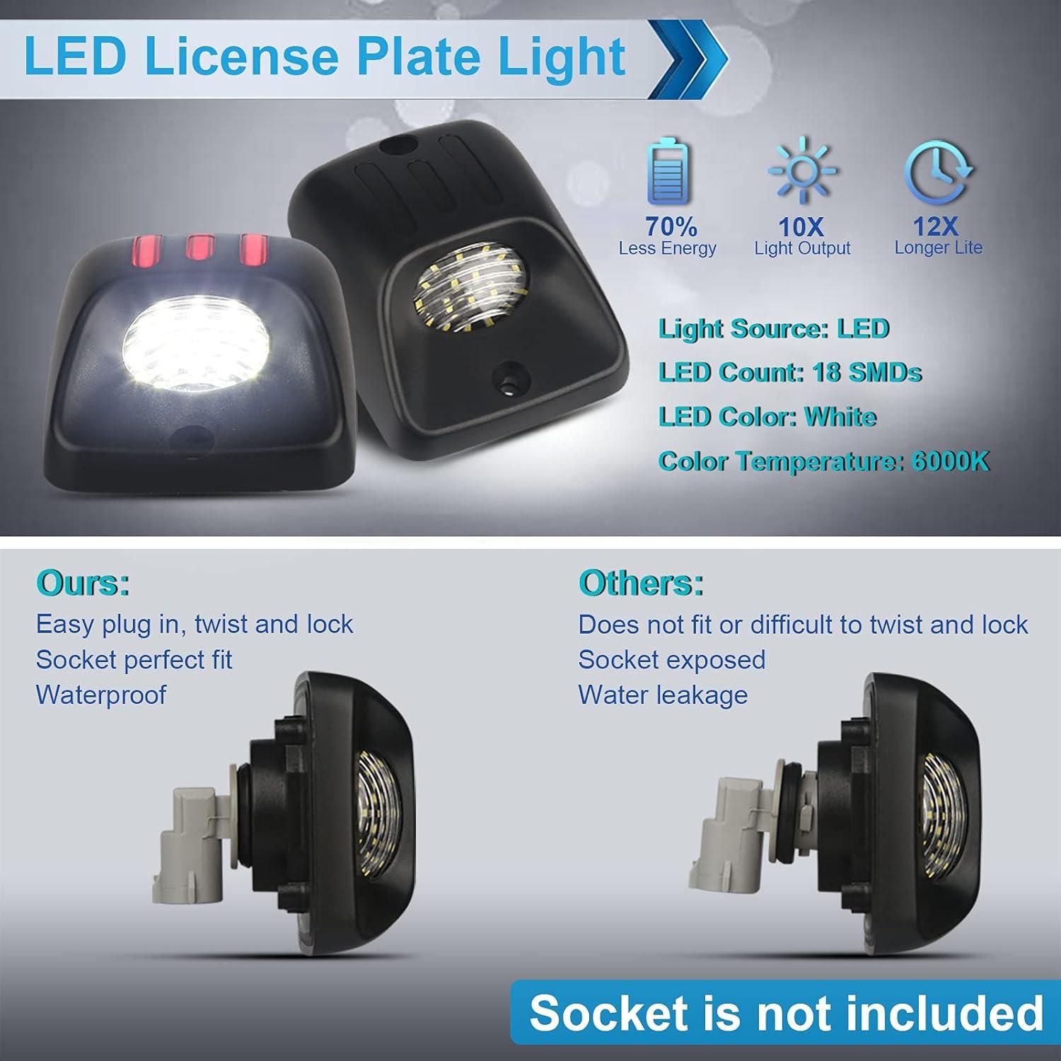 Luces de Matrícula LED MbuyDIY Tacoma 1995-2004 6000K