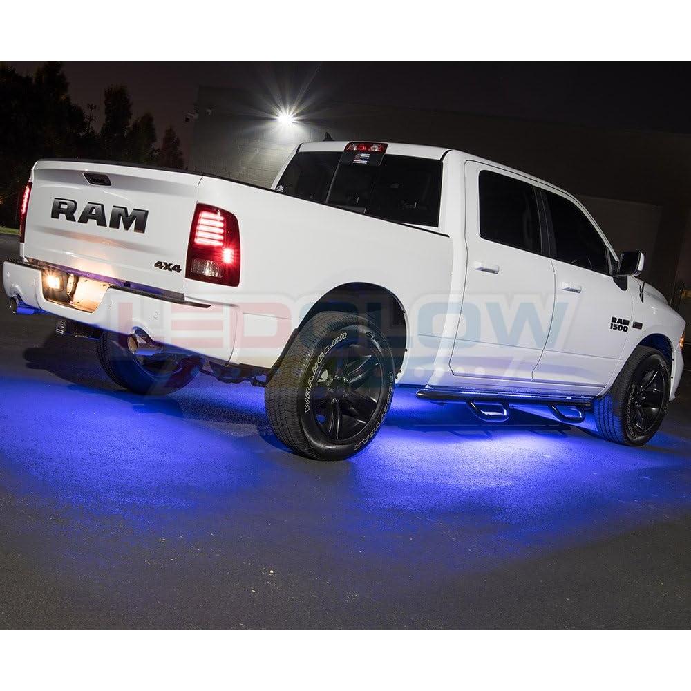 Kit de Iluminación LED Bajo Cuerpo LEDGlow Azul 6 Piezas