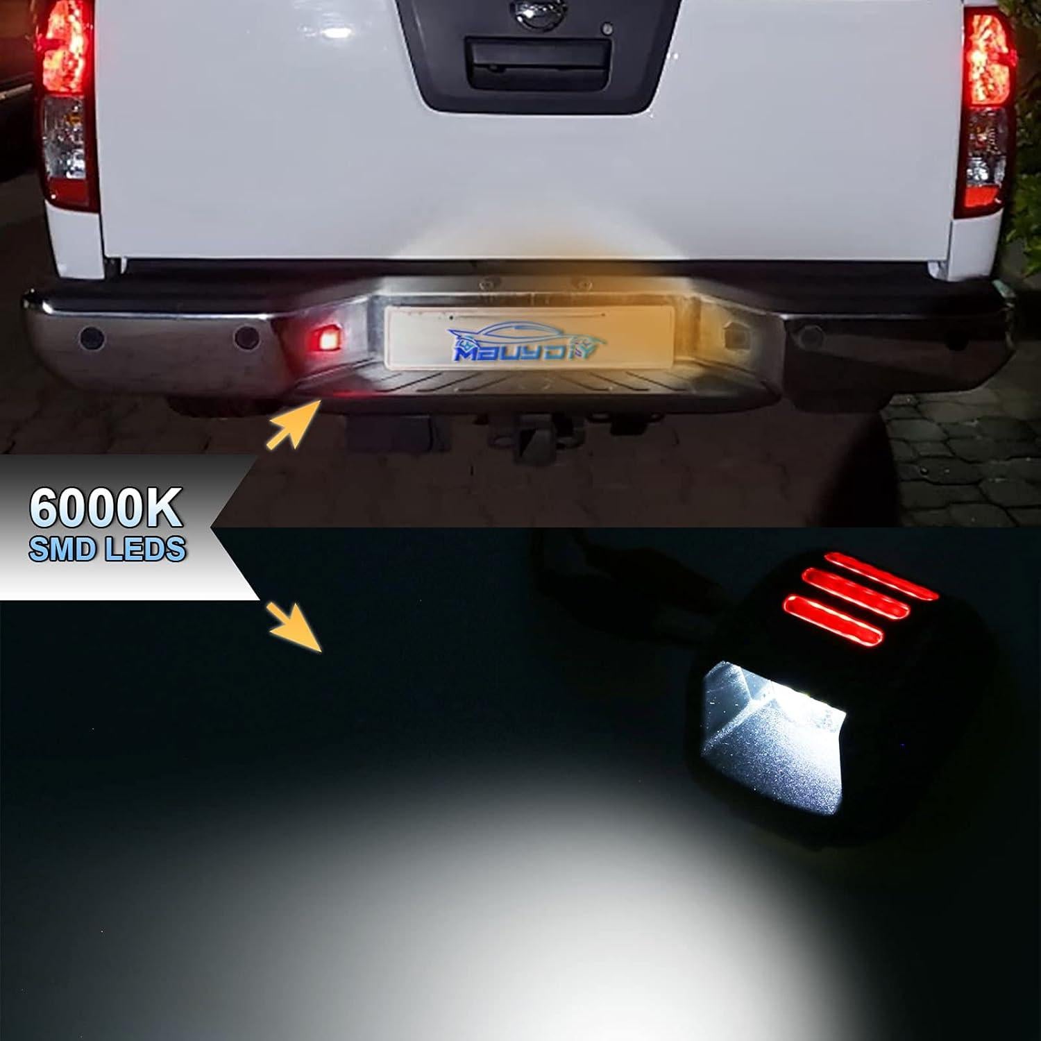 Luces de Matrícula LED MbuyDIY 6000K para Nissan y Suzuki - Paquete de 2