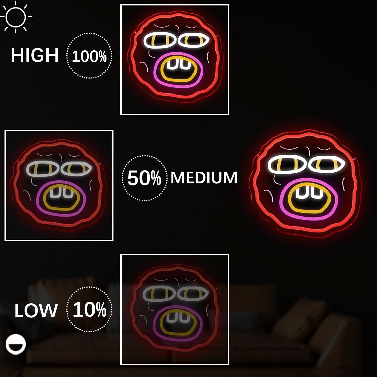 Cartel de Neón LED Cherry Tyler 40.64x15.24 cm USB Dimmable