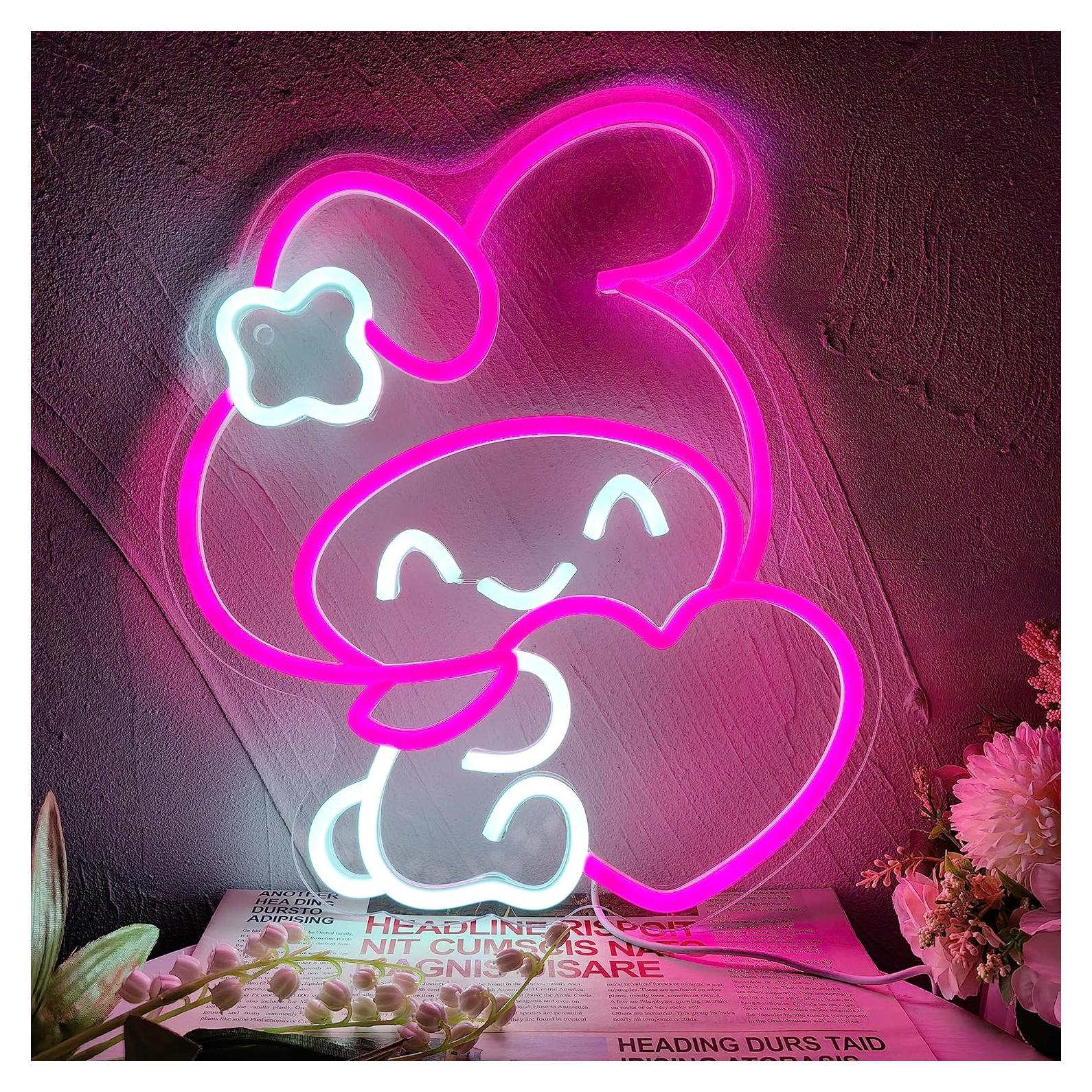 Luz de Neón LED JOSEBRU Melody 29.6x35 cm Decoración Anime