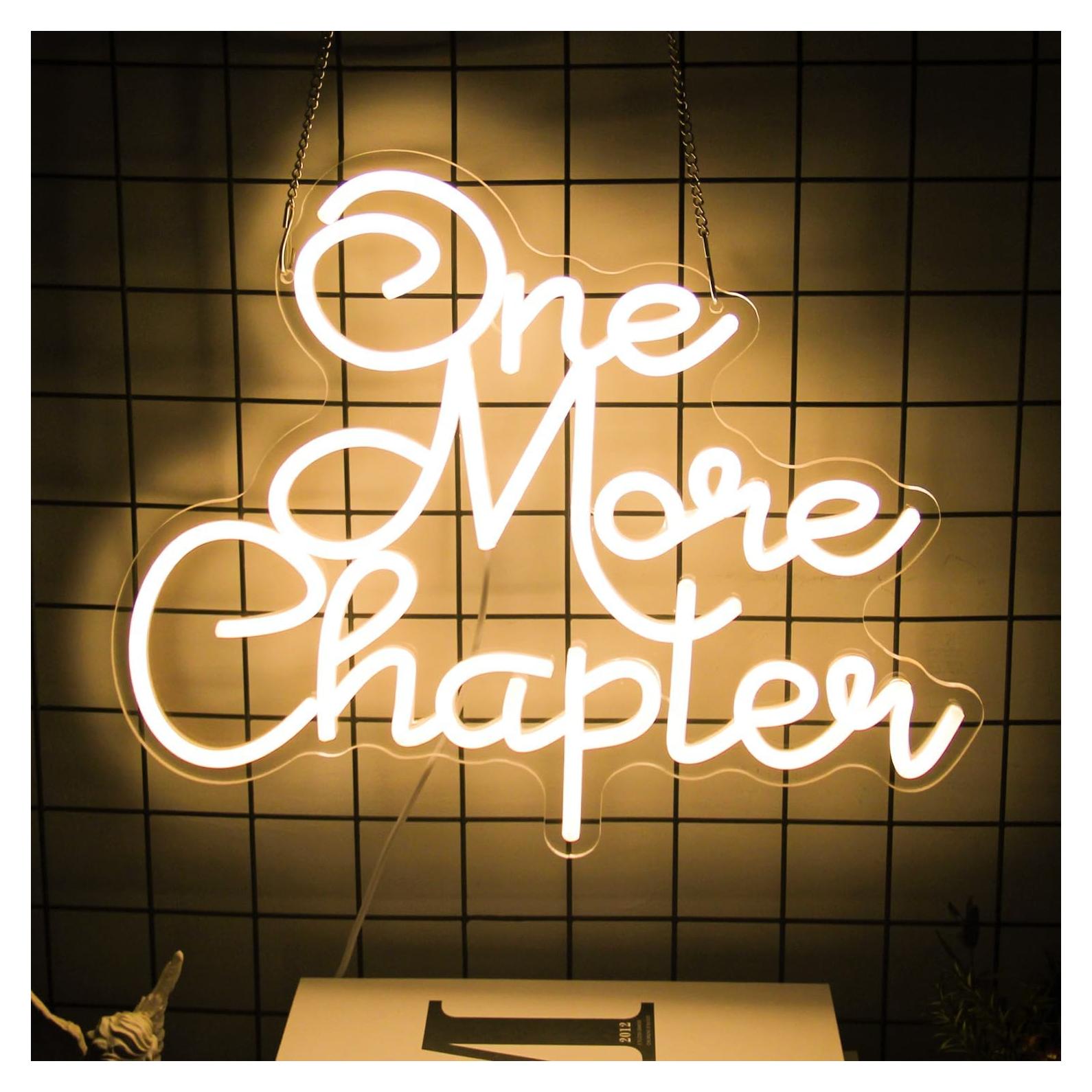 Letrero Neón LED Leer Libros CKTBLEY 40x32 cm Blanco Cálido