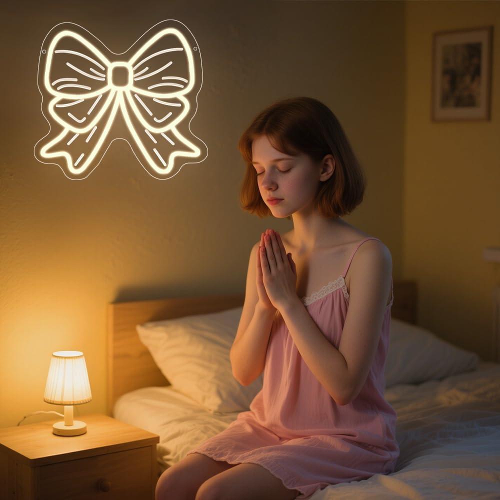 Luz de Neón Regulable Lazo SONGYUNEON 32x29 cm USB