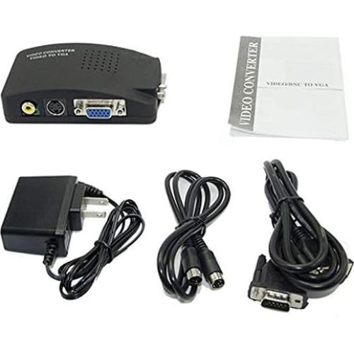 Adaptador RCA a VGA M MAKETHEONE - Convertidor AV a VGA