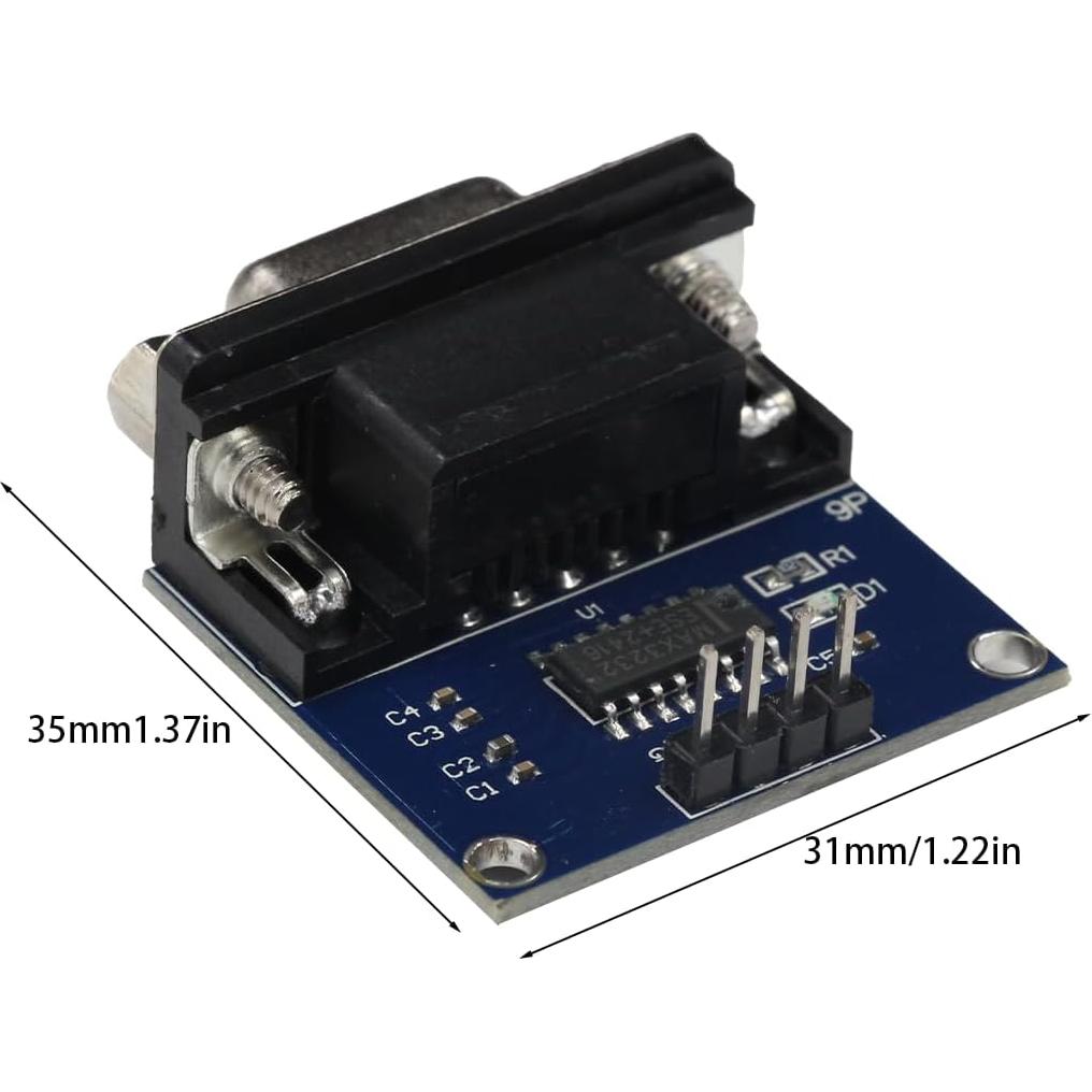 10 Módulos Convertidores RS232 a TTL MAX3232 Azuocn 3.3V-5.5V